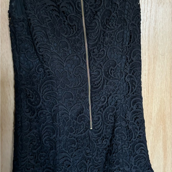 Cynthia Rowley Black Lace Sleeveless Knee-Length Dress - Picture 4 of 6